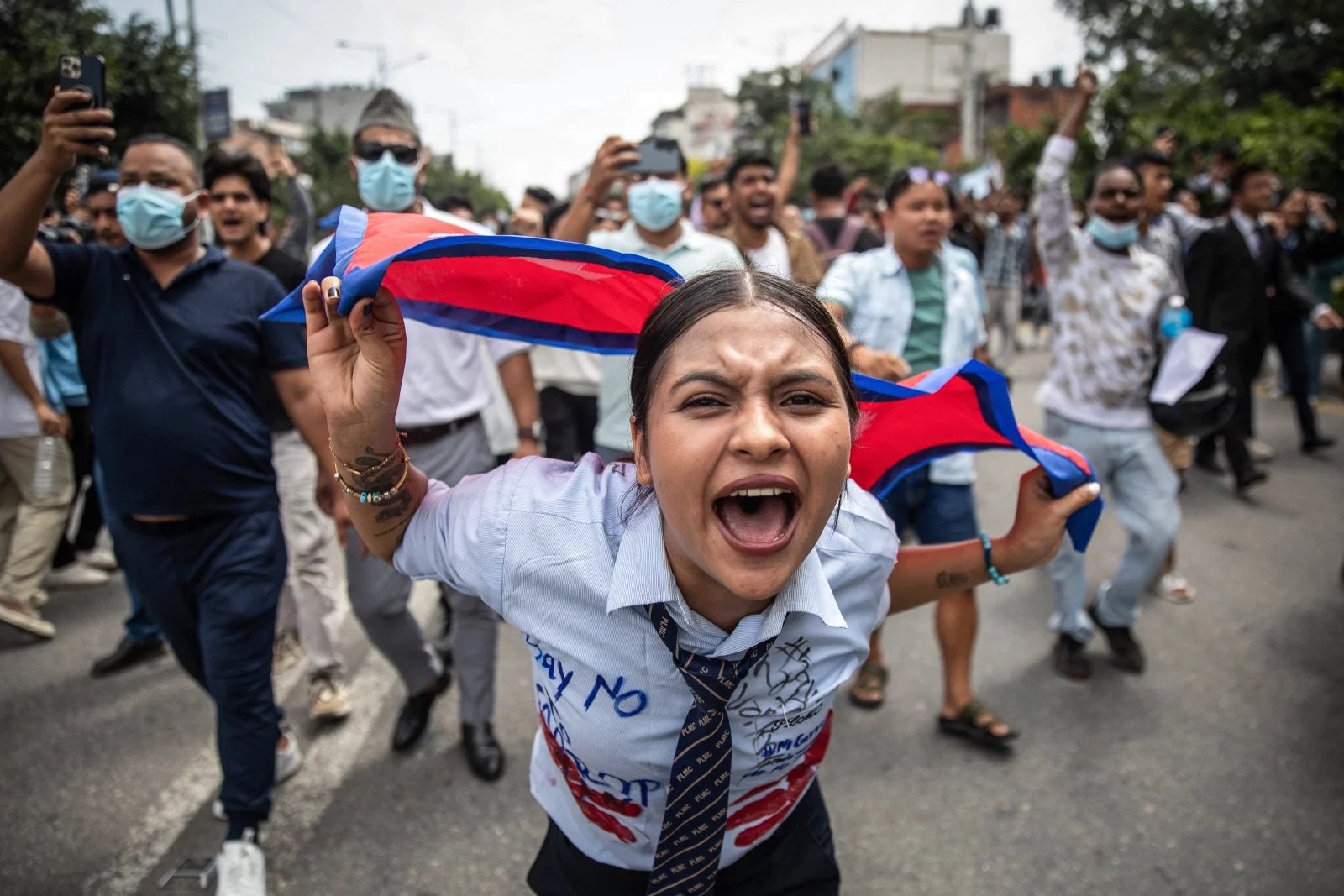 Nepal protest gallery image 1